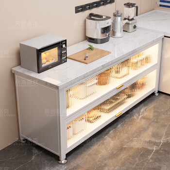 Si zhen kitchen cabinet microwave oven single-layer multi-layer heightened household removable storage rack carbon steel countertop floor-standing storage rack lightly dusted 40*35*78 manufacturer's profit margin