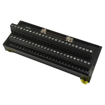 Scsi50p terminal block cn1 adapter board relay terminal block to terminal welding-free guide rail installation black