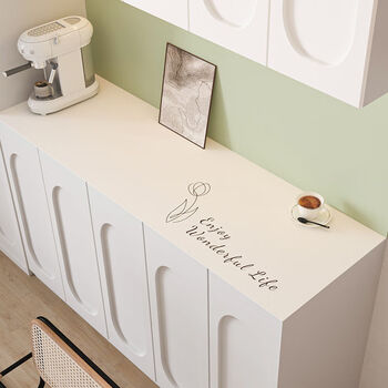 Fantasy sideboard table mat, high-end waterproof shoe cabinet mat, wine counter top protective mat, rubber mat, entrance table mat, rose blossom 30x80cm