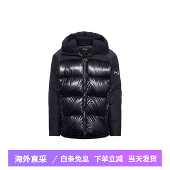 Polo ralph lauren logo logo print down jacket men's black black xl