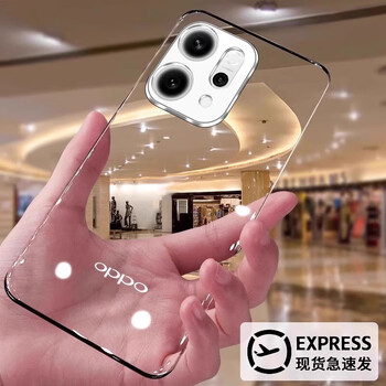 Lu jason is suitable for opporeno15pro mobile phone case reno15 series new protective cover ultra-thin transparent anti-fall lens all-inclusive shock-absorbing soft silicone simple high-end men's and women's outer cover fully transparent cover can be exposed in brown, light and non-sensory丨diamond level ice penetration oppo reno15