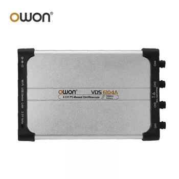 Xuanzhi's secondary development owon virtual digital oscilloscope vds6102vds6104 dual/four-channel 100m optional 14 vds6104a100m four-channel 14-bit