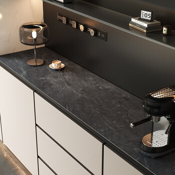 Fantasy marble sideboard table mat light luxury tablecloth waterproof tv cabinet shoe cabinet mat entrance cabinet countertop mat italian gray 30x90cm