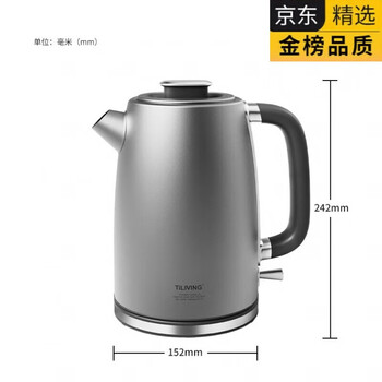 Tuojin light luxury gift pure titanium high-end electric kettle household kettle for tea automatic power off large capacity 1.7l 1.7l