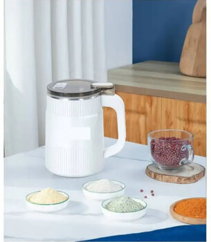 Household large-capacity electric powdered food supplement machine german seiko grinder maple xunqu quality multi-functional grinder white model