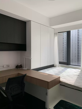 Shantou lincun weitian modern simple children's room tatami customized bedroom integrated desk wardrobe storage bed panel furniture default