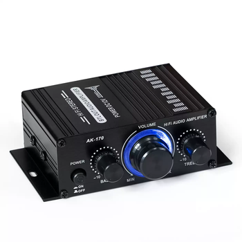 Ak-170 mini 12v small power amplifier computer audio modified host game console power amplifier amplifier stand-alone does not include power supply