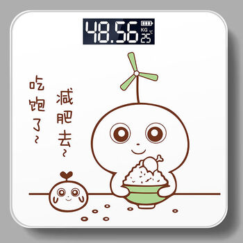 Electronic weight scale home healthy body scale gift accurate weighing scale full 26*26cm battery