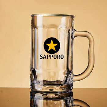 Fantasy sapporo sapporo thickened beer cup star brand black label draft beer glass izakaya draft beer no. 10 400ml