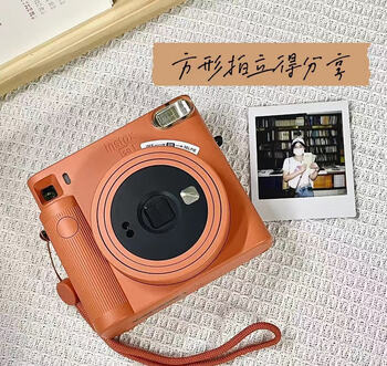 Fuji (fujifilm) fuji/fuji instax sq1/sq6 square polaroid one-time imaging polaroid christmas gift sq1 (orange ready stock) official standard