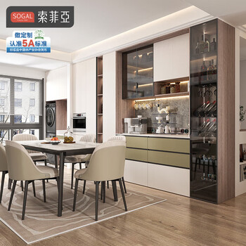 Sophia sideboard customization, restaurant furniture, wine cabinet, display cabinet, storage cabinet, integrated storage cabinet, whole house customization, reservation fee
