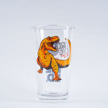 Topplingkingsue tyrannosaurus pint cup craft beer cup 470ml yellow dragon green dragon tyrannosaurus king cup single 470ml