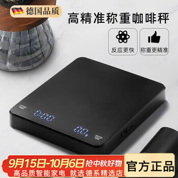 Xiaomi baby home intelligent coffee scale electronic scale kitchen scale accurate fast charging timing charging model charging model 3kg/0.1g no silicone pad