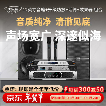 Melody ms1500 professional stage audio karaoke equipment high power home ktv speakers professional karaoke large performance conference passive 8/10/12/15/18 speakers 12-inch speakers + upgraded amplifier + wireless microphone + effector