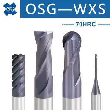 Japan imported osg-wxs coated high-hard tungsten steel milling cutter quenched steel super-hard mold steel competition end mill blade diameter * blade length * shank diameter * total length