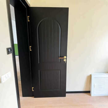 French cream painted wood composite room door bedroom door multi-layer solid wood painted rubber wood painted indoor wooden door solid wood composite a