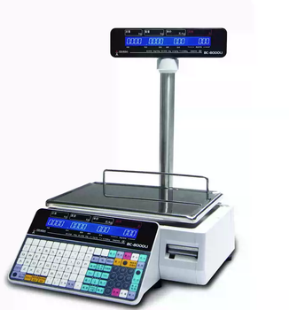 Yusenyi series label printing-bar code pricing bc scale 8000l1 bc ishida electronic scale bc8000l1