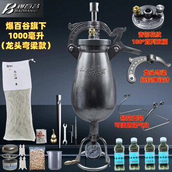 Popcorn 304 stainless steel household mini popcorn machine grain amplifier harvest popcorn machine small household 1000 ml suspended art bracket upgrade