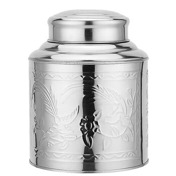Tuojin japan imported high-quality thickened stainless steel large-capacity tea barrel wide-mouth tangerine peel barrel rice jar large moisture-proof 2 two small jars