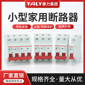 Dz47-63 small circuit breaker air switch 1p2p3p4p household air switch leakage 6a-32a-63a 2p 6a