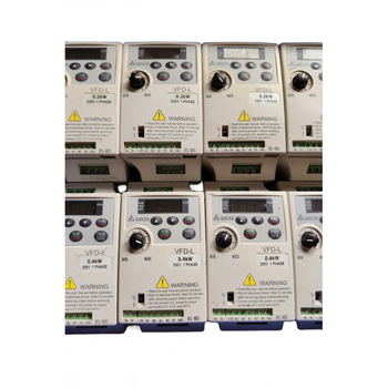 Delta l series frequency converter vfd-l 9 new factory direct sales spot single-phase input 220v 0.2/0.4k 0.2kw_220v to three-phase 220v
