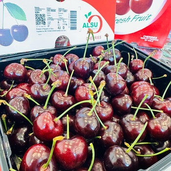 Cabuno chile original box imported alsu austrian cherries fresh large cherries fruit new year's gift box gift sf express 1.9kg (net weight) original box 4 catties gift box 2j (28mm+)