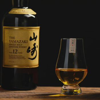 He jiagong japanese standard scent cup glass whiskey cup glen cup spirit cup professional tasting cup scent cup (with original wooden box) six pieces