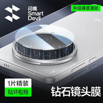 Flash magic is suitable for vivox300/300pro tempered film, mobile phone film anti-blue light, no white edges, upgraded, anti-explosion, anti-fingerprint, ultrasonic unlock, anti-scratch, no bubbles, x300pro lens film, fully transparent | explosion-proof and anti-scratch, 1 piece vivo