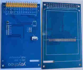 Weiyiyou 2.8-inch tft lcd display ili9341 with capacitive touch lcd standard 37pin parallel port welding adapter board