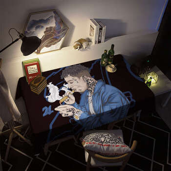 Yusenyi tablecloth is waterproof and oil-proof, no-wash table mat, personalized dormitory tablecloth, dining room tablecloth, computer desk, s type. collection and purchase will be prioritized for delivery. tablecloth 130x130 is suitable for desktops around 80x80.