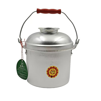 Shantou lincun nanning steel factory black cat brand aluminum basket and pot portable lunch box outdoor inner diameter 20cm height 17cm_5.0 liters