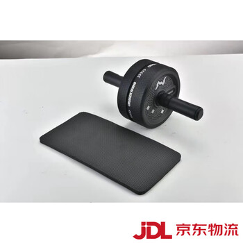 Perfect german double wheel non-rebound abdominal wheel silent abdominal muscle wheel beautiful belly slimming fitness equipment home sports metal gray