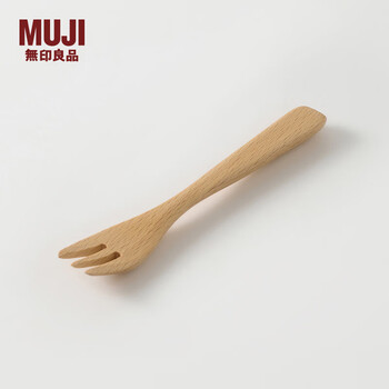 Muji wooden fork tableware household small 13.9*2.2cm