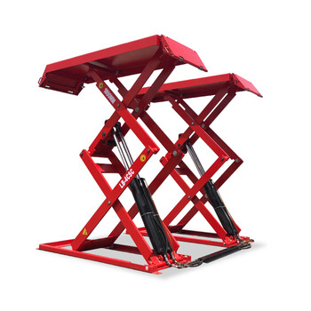 Youjies export hydraulic lift car lifting 1.8 meters 3 tons car maintenance equipment red