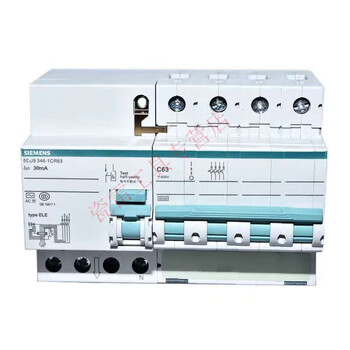 Leakage protector 4p63a three-phase four-wire 63a with leakage 5su9346-1cr63 380v 63a 4p default
