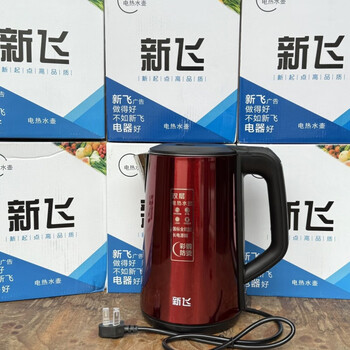 Xinfei (frestec) 2.3l all-steel kettle fast electric kettle for home dormitory with automatic power-off and anti-scalding electric kettle 8814 chinese red 1ml