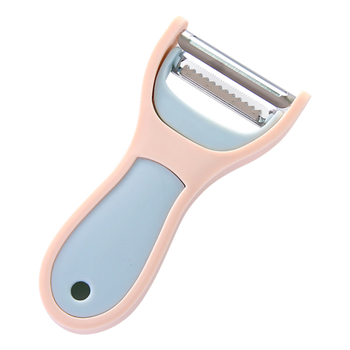 Yusenyi fruit knife office multi-functional stainless steel peeler potato grater fruit knife kitchen peeling scraper blue handle practical