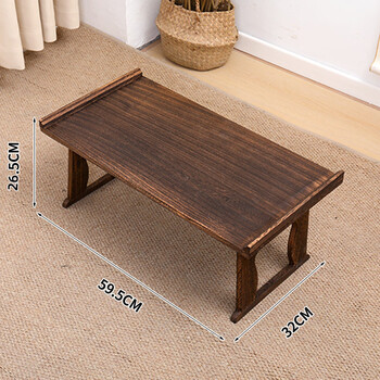 Ancient style folding table, chinese tea table, bay window table, low table, kang table, tatami, small tea table, chinese culture table, home calligraphy table, small solid wood carbonization process folding table