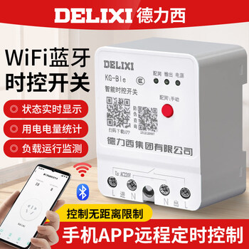 Delixi timing smart switch controller wifi bluetooth remote control 220v mobile phone remote control switch bluetooth wifi model 220v