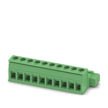 Phoenix pcb plug-in connector ic 2.5/10-stgf-5.08- 1825585 50 pieces per pack