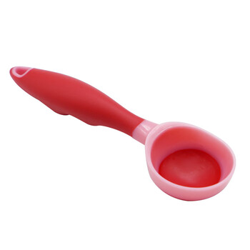 Tinamolay french ice cream scoop plastic ice cream dessert spoon fruit watermelon ice cream scoop ice cream scoop elastic milk powder scoop red