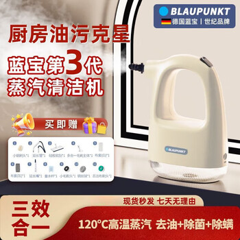 Sapphire steam cleaner high temperature and high pressure to remove oil stains kitchen range hood multi-function cleaning machine to remove mites 3.0 upgraded version shoot one shot twelve high temperature steam to remove oil stains