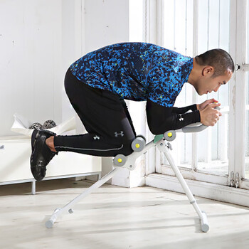 Lake light green.core abdominal strengthener abdominal muscle trainer beautiful belly roller coaster vertical gliding abdominal machine home green