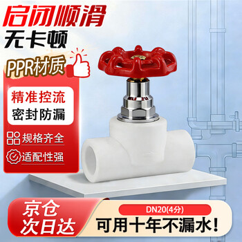 Cast solid ppr hot melt stop valve water pipe valve switch lift valve hot and cold water pipe water cutoff switch dn20ppr stop valve