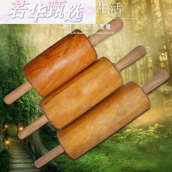 Pressing pin to rush noodles, thickened hammer, special rolling pin, large size solid wood baking tool, oil hammer to make fried dough sticks roller, medium size