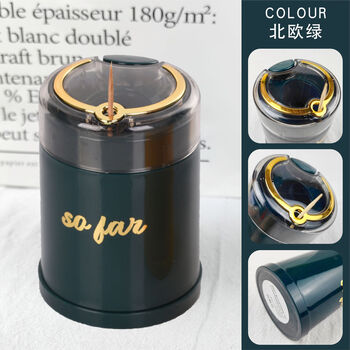 Yong huan toothpick holder toothpick box press pop-up toothpick toothpick jar dark green gold no toothpick