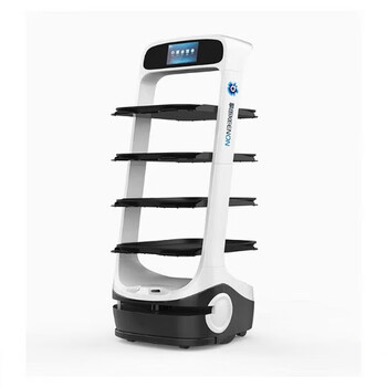 Qinglang t6 intelligent food delivery robot restaurant delivery robot hotel mall welcome robot ai voice interaction