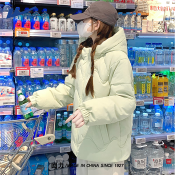 Pull-back jacket cotton-padded jacket for women 2026 latest winter super good-looking jinjiang cotton-padded jacket junior high school student hooded cotton-padded jacket thickened jacket