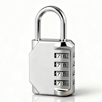 Auburn medium password lock padlock 32mm student dormitory locker door lock power meter box lock 1600 silver