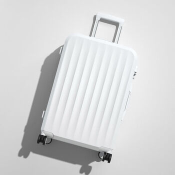 Ye yu luggage suitcase 2025 new trolley case for women, good-looking and durable password box for men, ins student suitcase, good-looking zipper style - cream white, 20 inches, domestically available for boarding